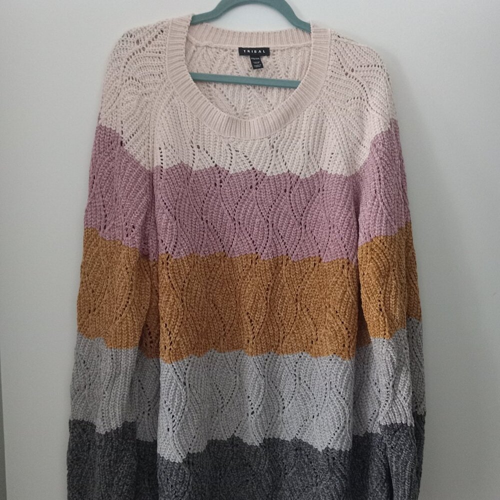 Tribal Striped Sweater